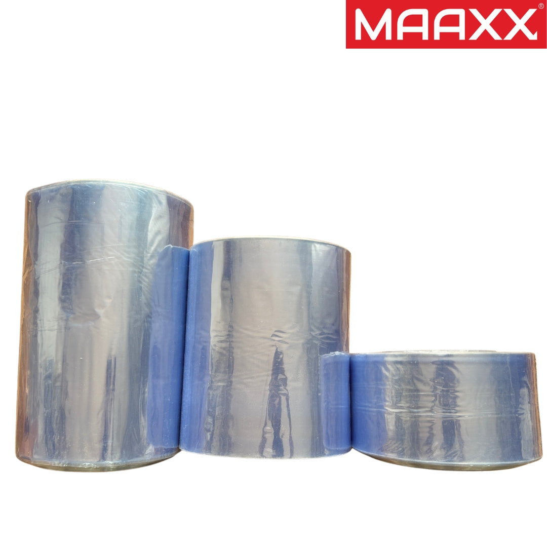 PVC Shrink Wrap Film | Heat Shrink Film Tube Roll | Industrial Grade | Packaging Material | Clear & Transparent