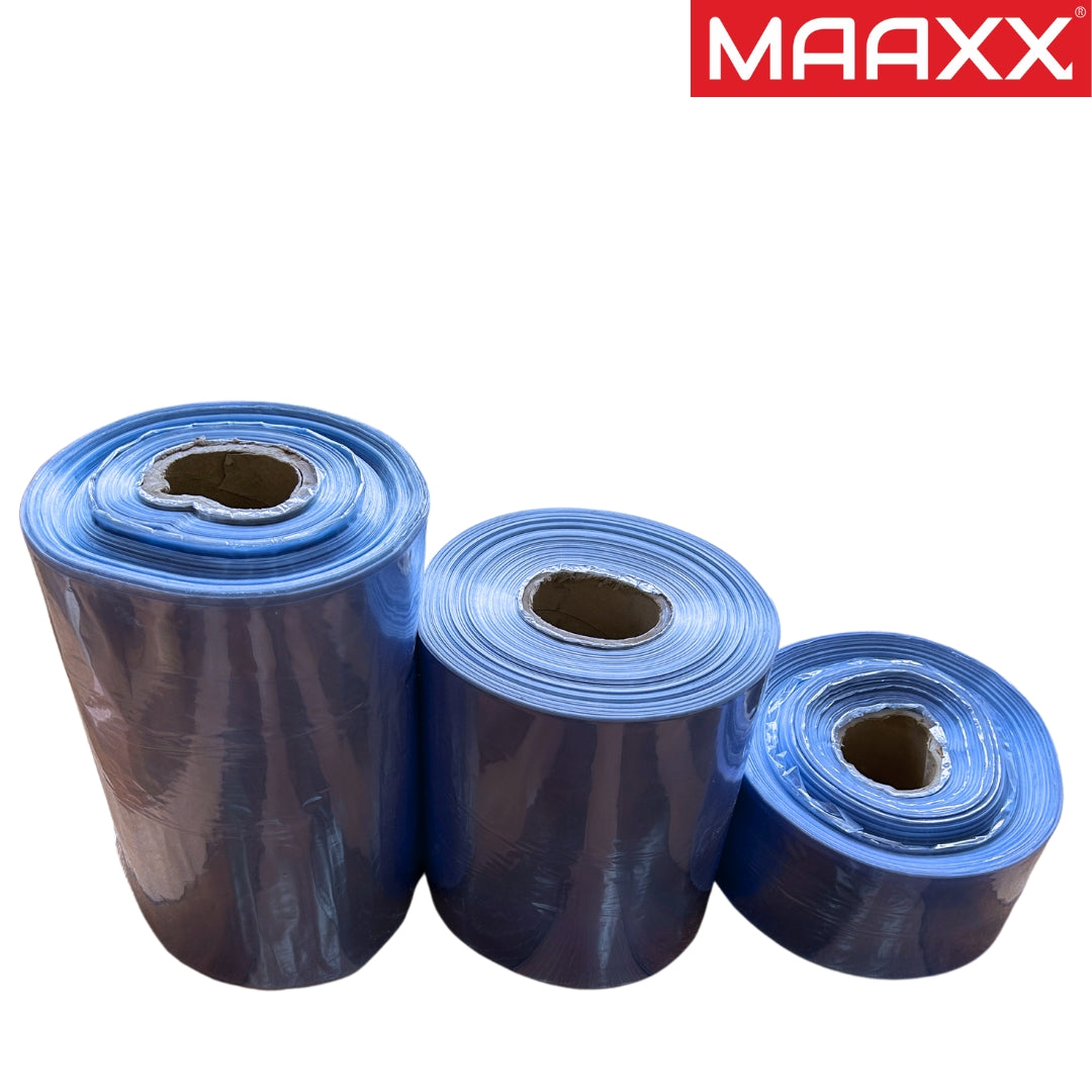 PVC Shrink Wrap Film | Heat Shrink Film Tube Roll | Industrial Grade | Packaging Material | Clear & Transparent