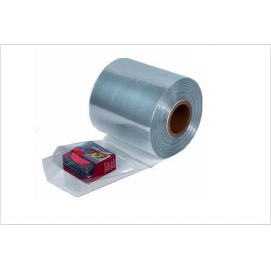 4-Inch or 10cm PVC Heat Shrink Wrap Film Roll (20meters) – Clear Plastic Shrink